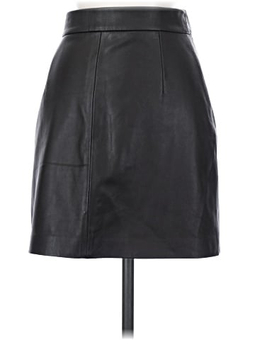 French Connection Faux Leather Skirt (view 2)