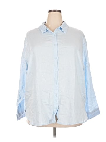 Blank NYC 3/4 Sleeve Button-Down Shirt (view 1)