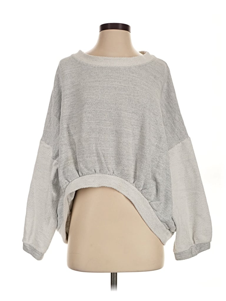 Pre-owned Fp Beach Sweatshirt In Gray