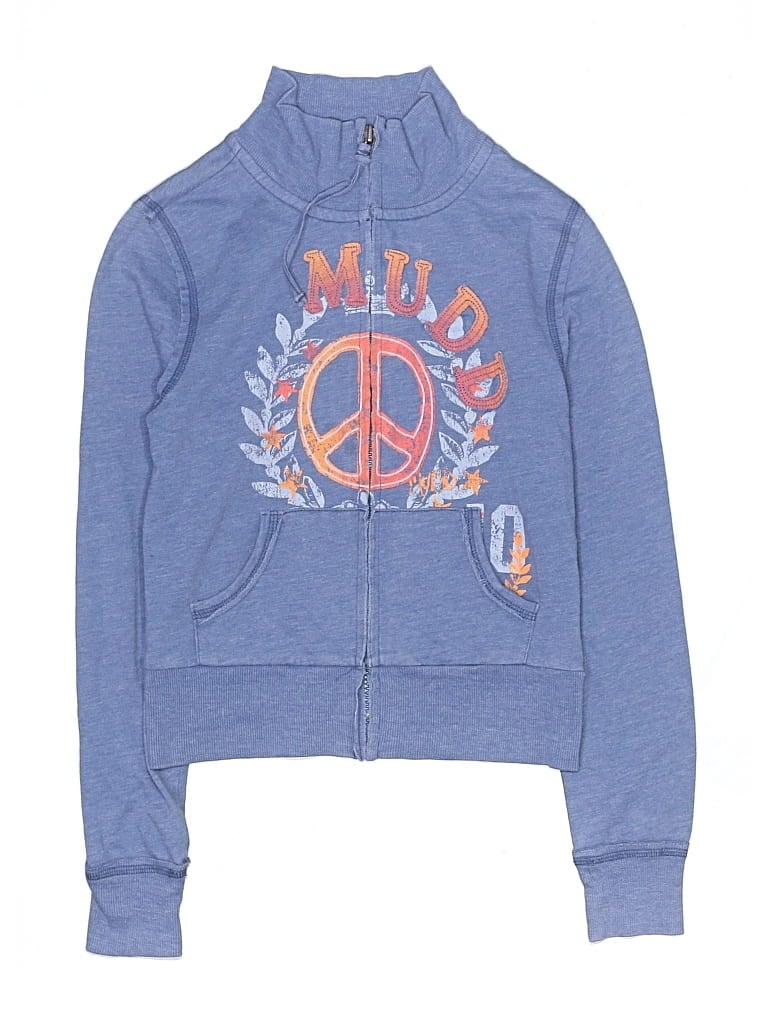 Pre-owned Mudd Kids' Track Jacket In Blue