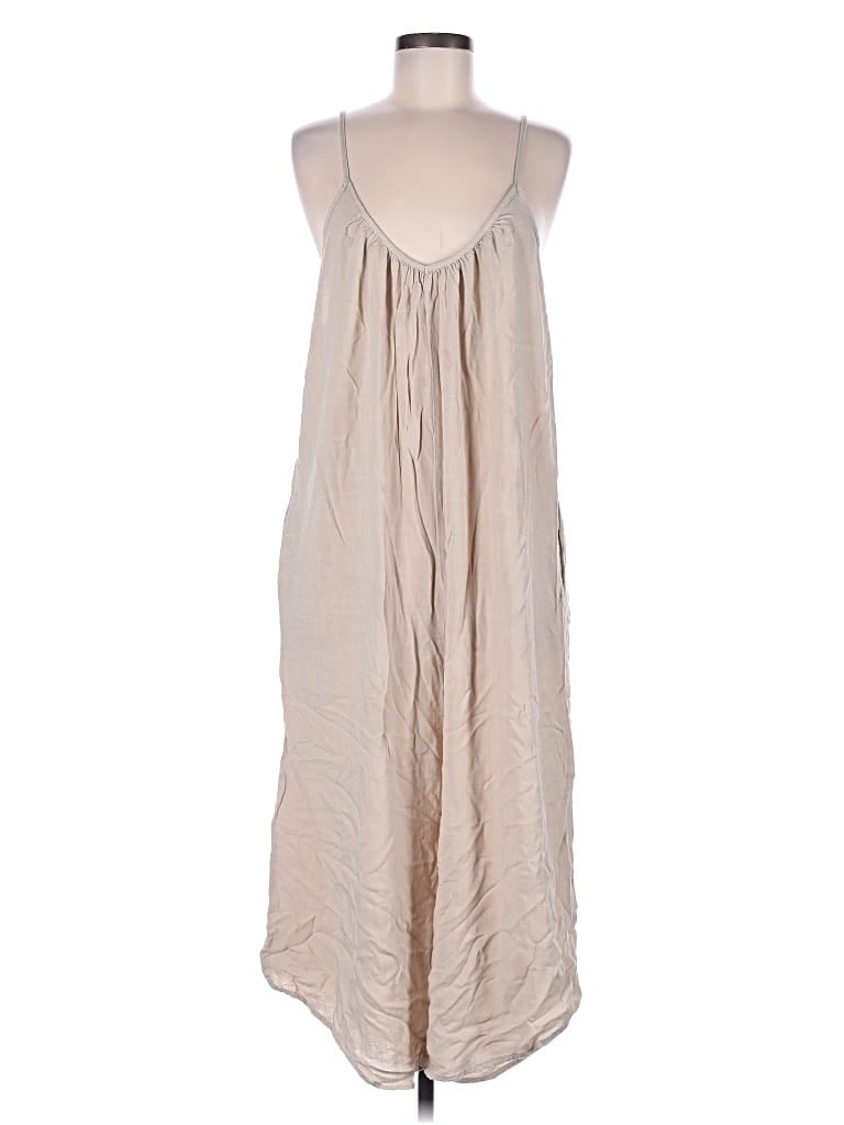 Pre-owned Hunter & Brown Jumpsuit In Tan