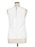 Lilly Pulitzer 100% Polyester White Sleeveless Blouse Size XL - photo 2