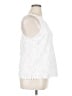 Lilly Pulitzer 100% Polyester White Sleeveless Blouse Size XL - photo 4