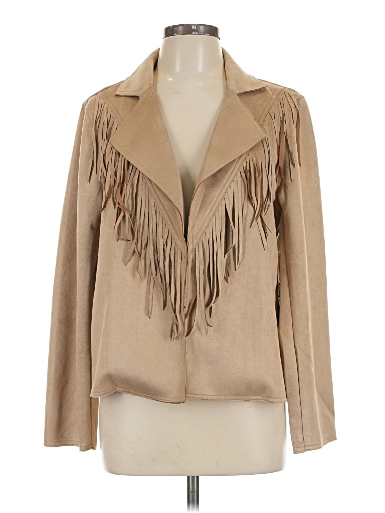 1.state Jacket In Tan