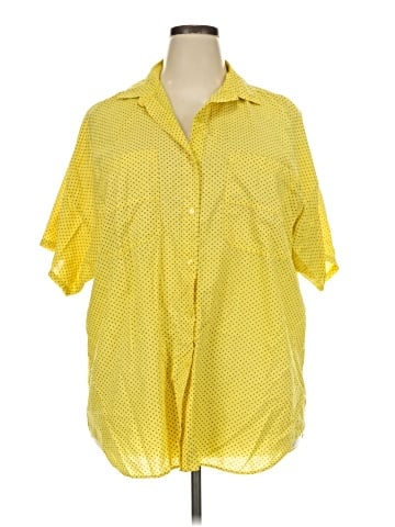 Color Color Color Short Sleeve Blouse (view 1)