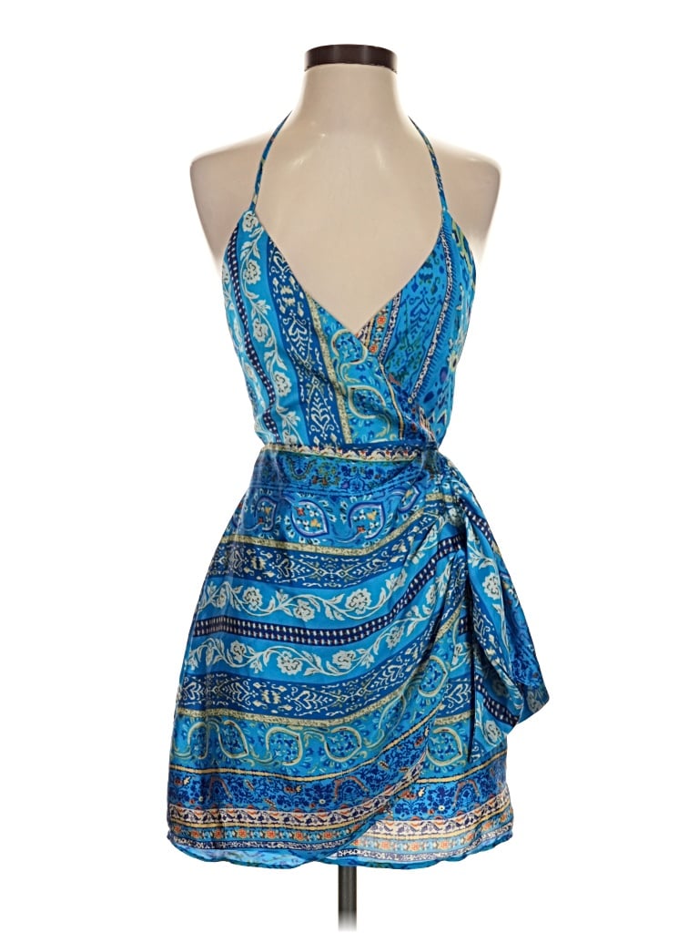 Zara Cocktail Dress In Blue