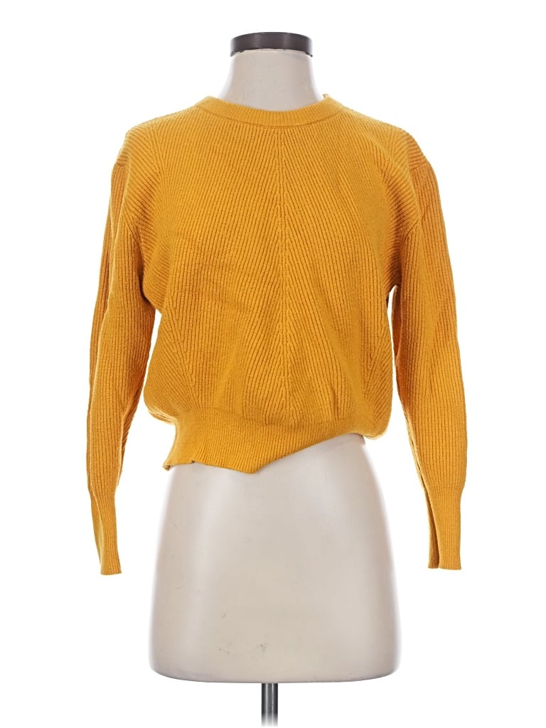 Pre-owned Elodie Pullover Sweater In Yellow