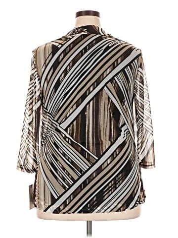 Dana Buchman 3/4 Sleeve Blouse (view 2)