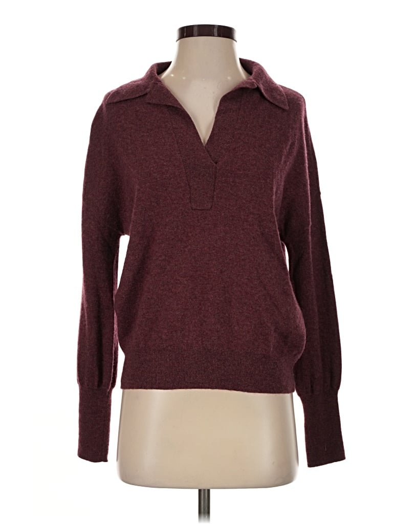 Pre-owned The Reset Pullover Sweater In Burgundy