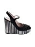 Tory Burch 100% Leather Black Wedges Size 9 - photo 1