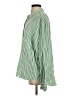 Universal Thread Stripes Green Long Sleeve Blouse Size M - photo 5
