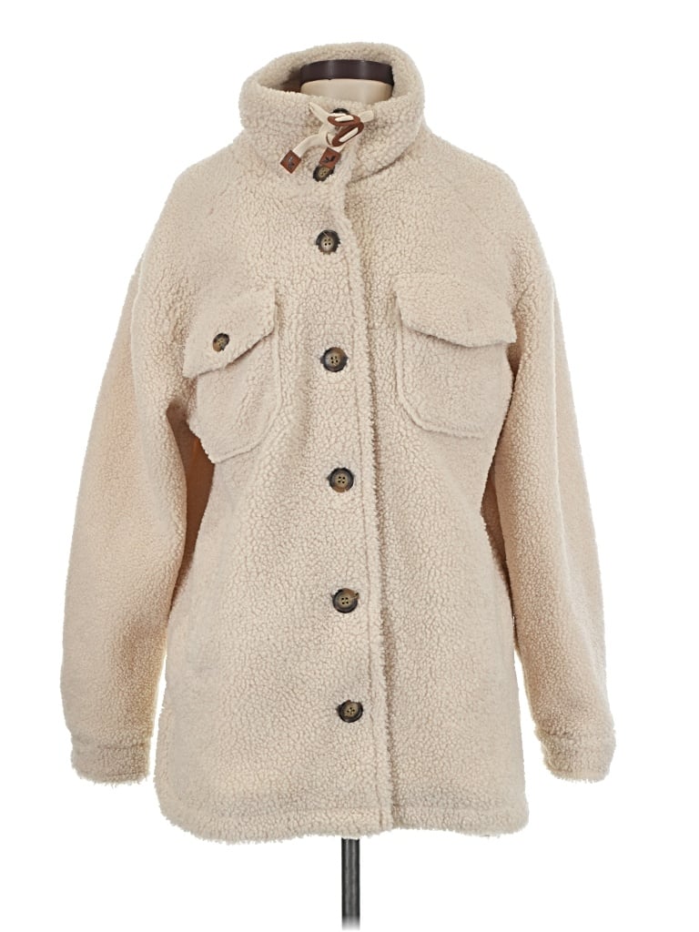 Pre-owned Koolaburra By Ugg Coat In Ivory