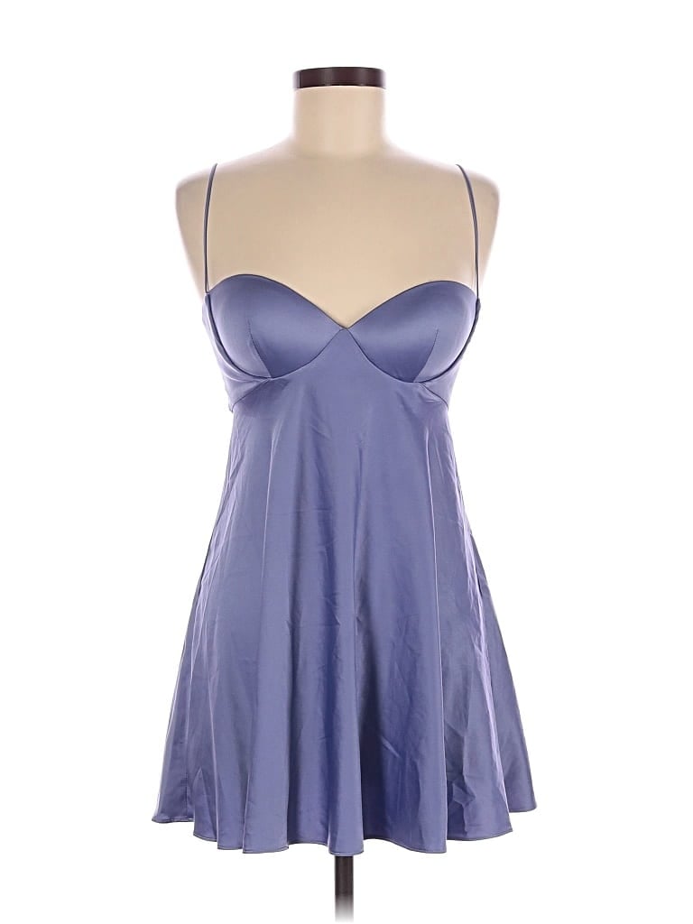 Pre-owned Oh Polly Cocktail Dress In Blue