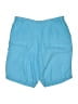 J.Jill 100% Linen Solid Blue Shorts Size 1X - photo 1