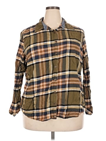 Dickies Long Sleeve Button-Down Shirt (view 1)