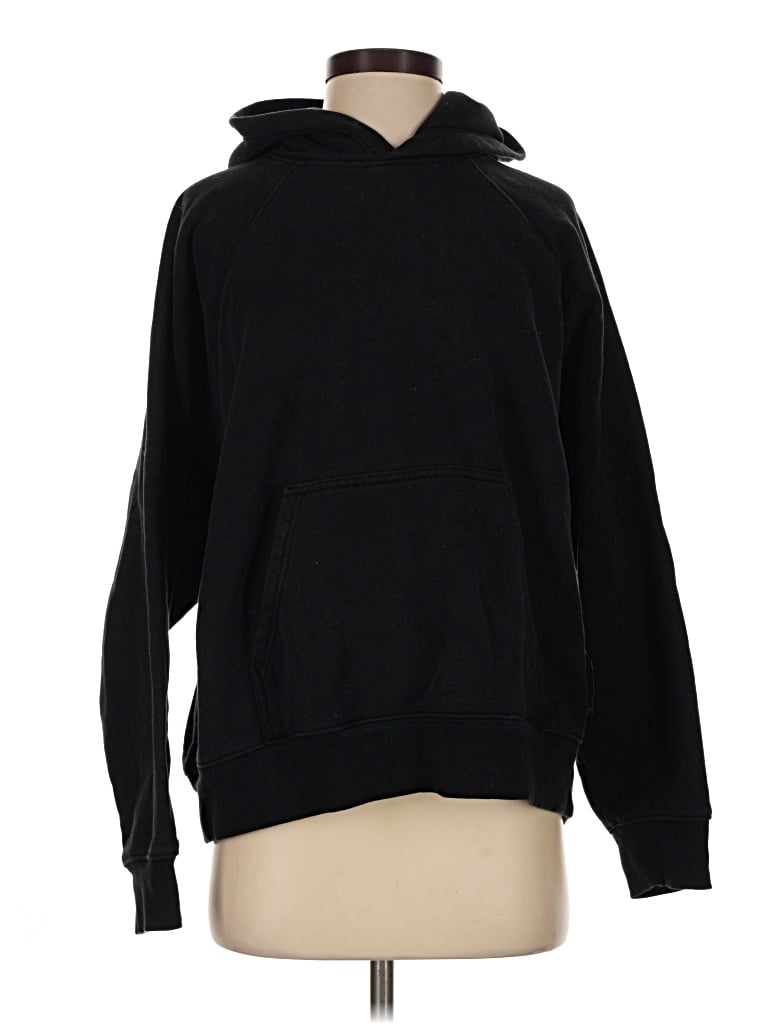 Pre-owned Tna Pullover Hoodie In Black