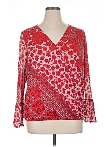 INC International Concepts Long Sleeve Blouse (view 1)