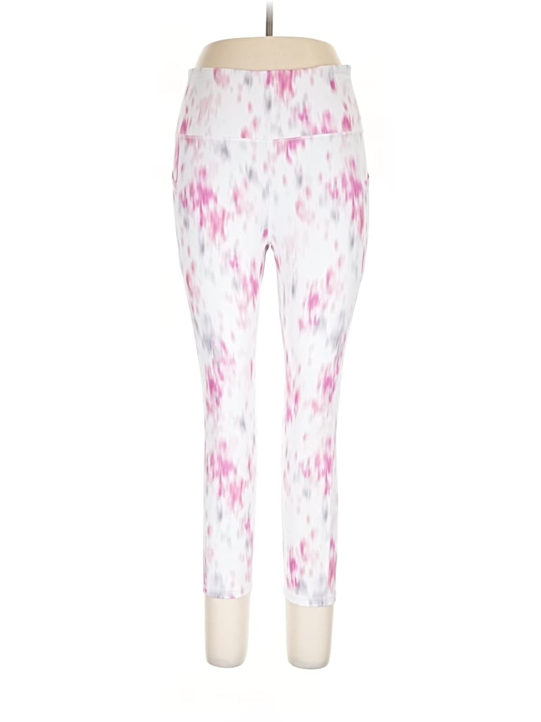 Pre-owned Gaiam Active Pants In White