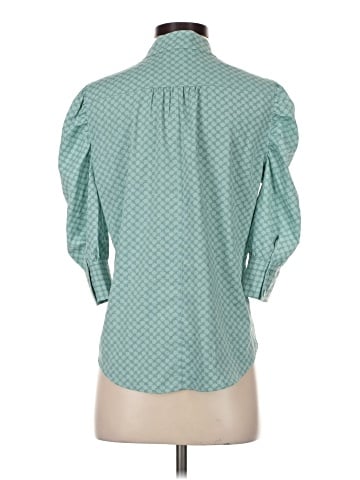 White House Black Market 3/4 Sleeve Blouse (view 2)