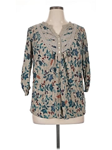Vintage America Blues 3/4 Sleeve Blouse (view 1)