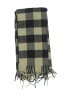 Assorted Brands 100% Wool Plaid Gray Scarf One size - photo 2