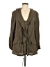 Alfani 100% Lyocell Green Raincoat Size 8 - photo 1