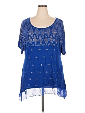 Avenue Short Sleeve Blouse (view 1)