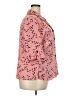 George 100% Polyester Print Pink 3/4 Sleeve Blouse Size 3X - photo 4