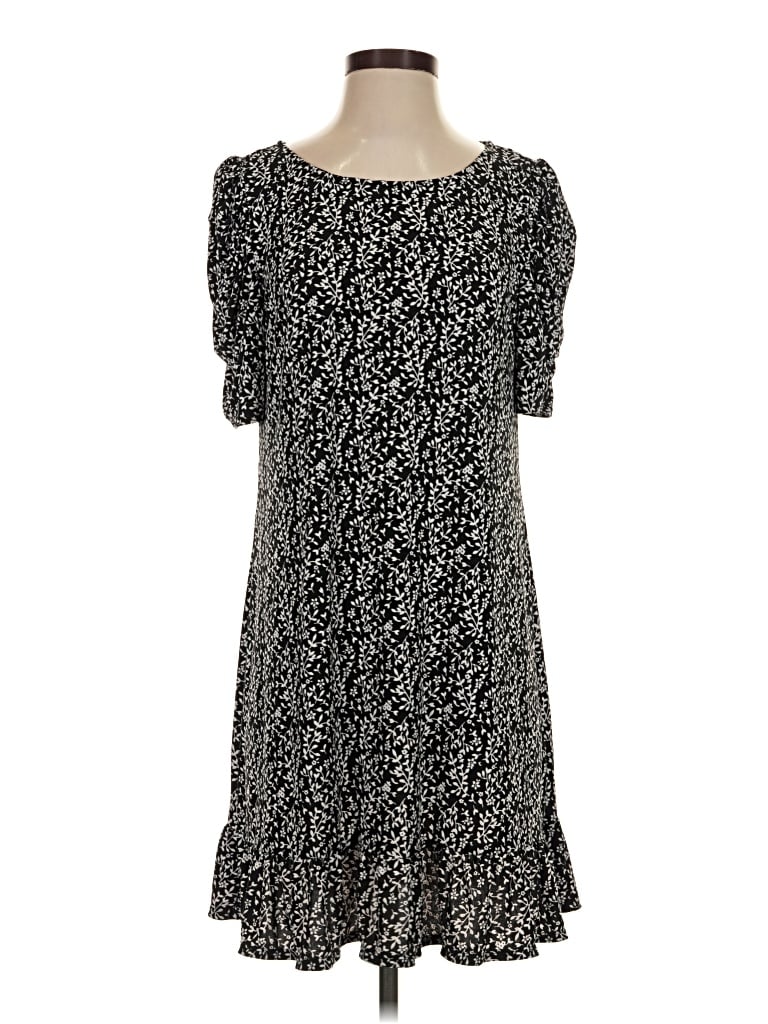 Pre-owned Msk Casual Dress In Black