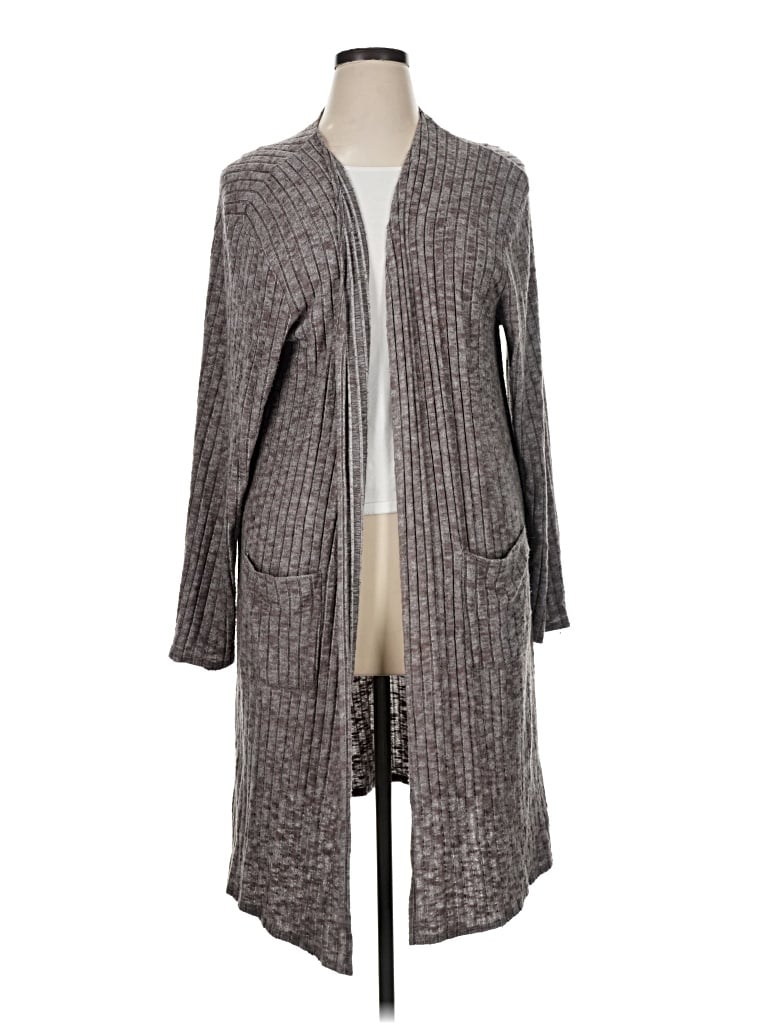Pre-owned Nine West Cardigan Sweater In Gray