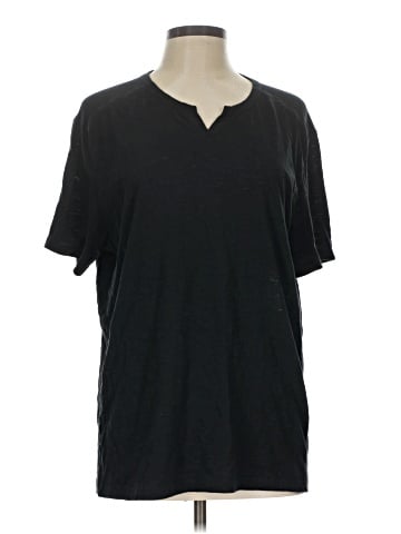 INC International Concepts Short Sleeve Henley (view 1)