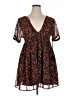 Unbranded 100% Polyester Floral Black Casual Dress Size 1X (estimated) - photo 1