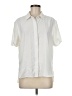 Maison d' Amelie 100% Polyester Solid Ivory Short Sleeve Blouse Size M - photo 1