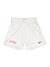Nike 100% Polyester Graphic White Athletic Shorts Size S - photo 1
