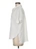 Maison d' Amelie 100% Polyester Solid Ivory Short Sleeve Blouse Size M - photo 5