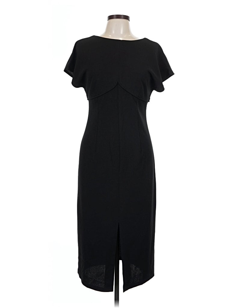 Pre-owned Donna Morgan Cocktail Dress In Black