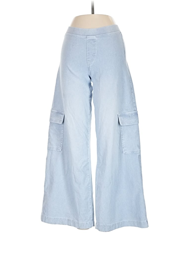 Pre-owned H&m Cargo Pants In Blue