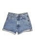 Zara Blue Denim Shorts Size 4 - photo 1
