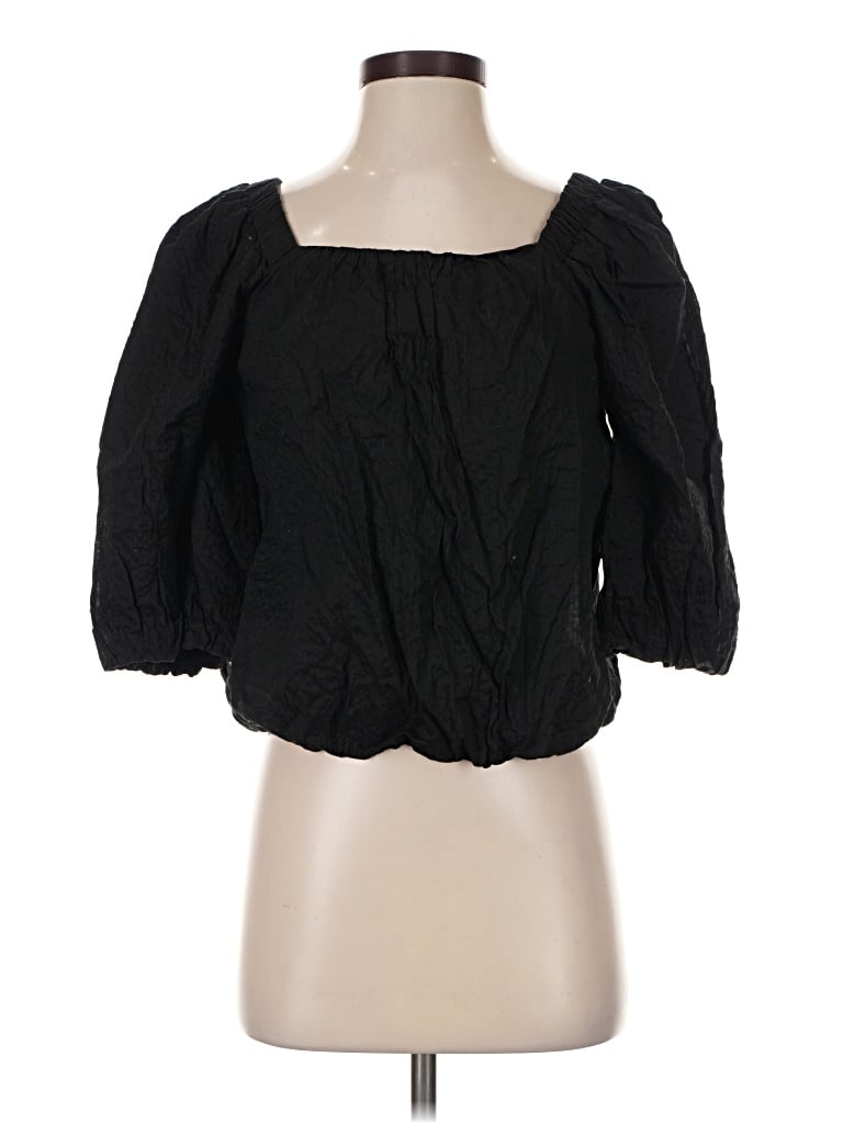 Pre-owned Ayr 3/4 Sleeve T-shirt In Black