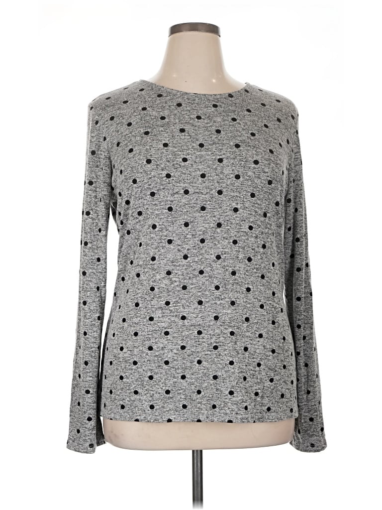Pre-owned Gibson Long Sleeve T-shirt In Gray