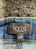NYDJ Solid Blue Denim Shorts Size 20 - photo 3