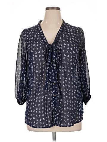 Xhilaration 3/4 Sleeve Blouse (view 1)