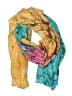 Unbranded Floral Teal Scarf One size - photo 1