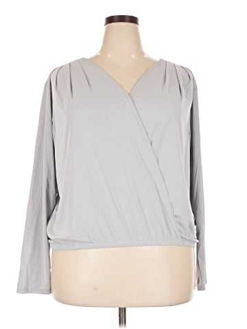 Worthington Long Sleeve Blouse (view 1)