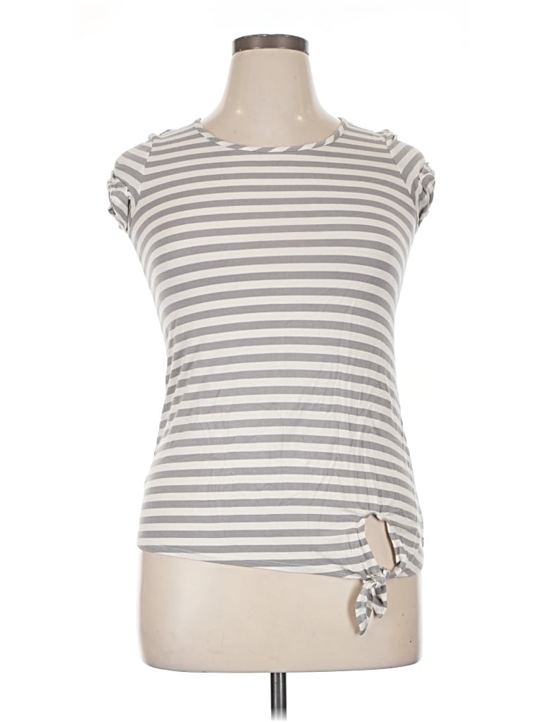 Pre-owned Matilda Jane Sleeveless T-shirt In Gray