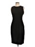 Calvin Klein Solid Black Cocktail Dress Size 10 - photo 1