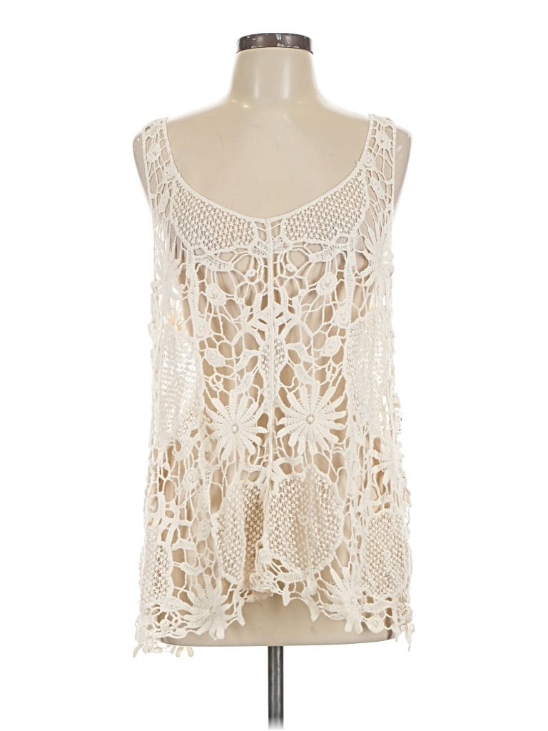 Pre-owned Olivia Sky Cardigan Sweater In Ivory