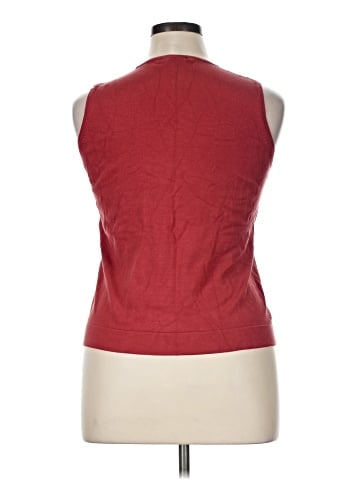 August Silk Sleeveless T-Shirt (view 2)