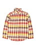 Tea Checkered-gingham Yellow Long Sleeve Button-Down Shirt Size 8 - photo 1