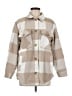 Love Tree 100% Polyester Plaid Tan Coat Size M - photo 1